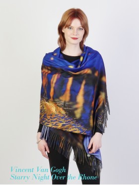 Oil Painting Design Fashion Scarf